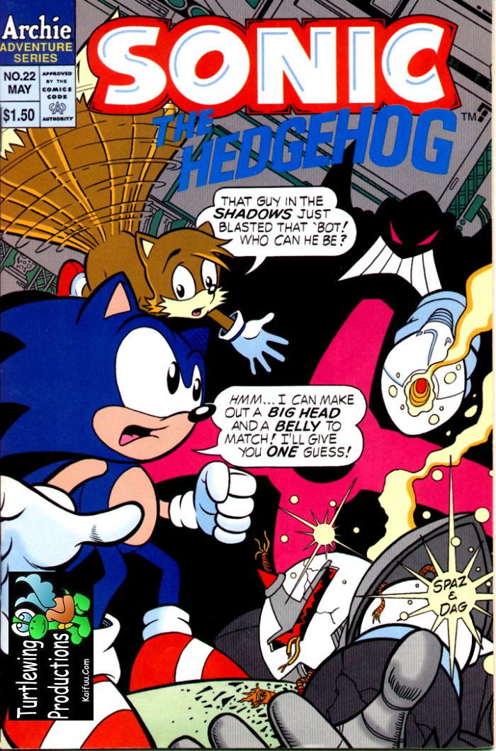 Sonic - Archie Adventure Series May 1995 Comic cover page